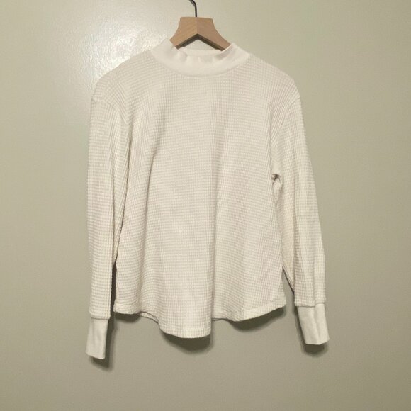 Madewell Waffle Knit Mock Knit - Picture 4 of 4